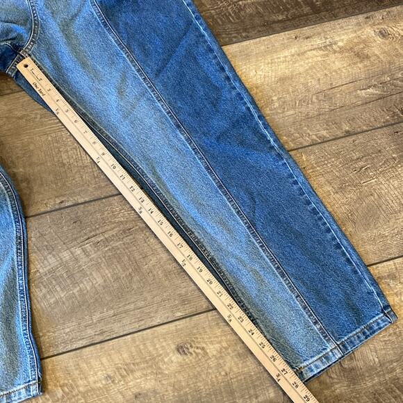 NWT On 34th Created for Macy's Two Toned Straight Leg Denim Jeans Size 16W - Picture 6 of 12
